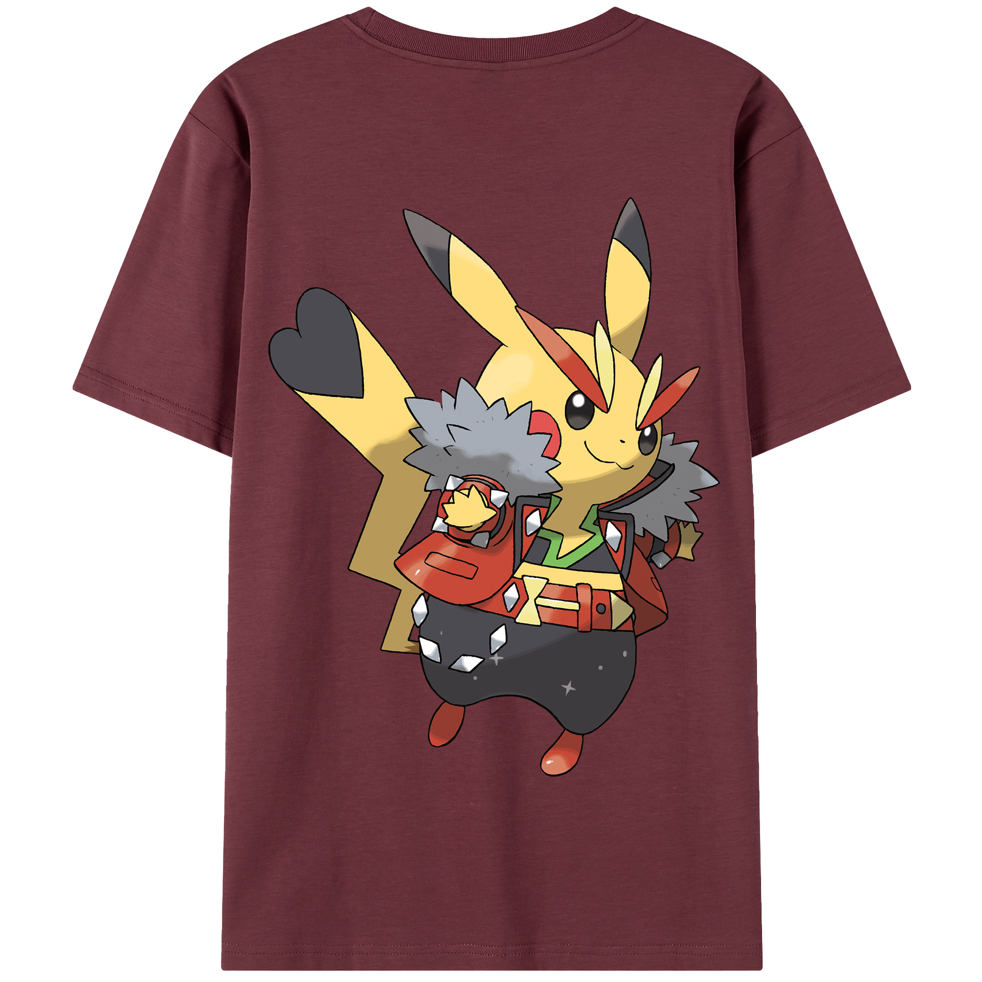 （画像用） ポケットモンスター Pokémon 綿100％半袖Tシャツ（背面プリント）